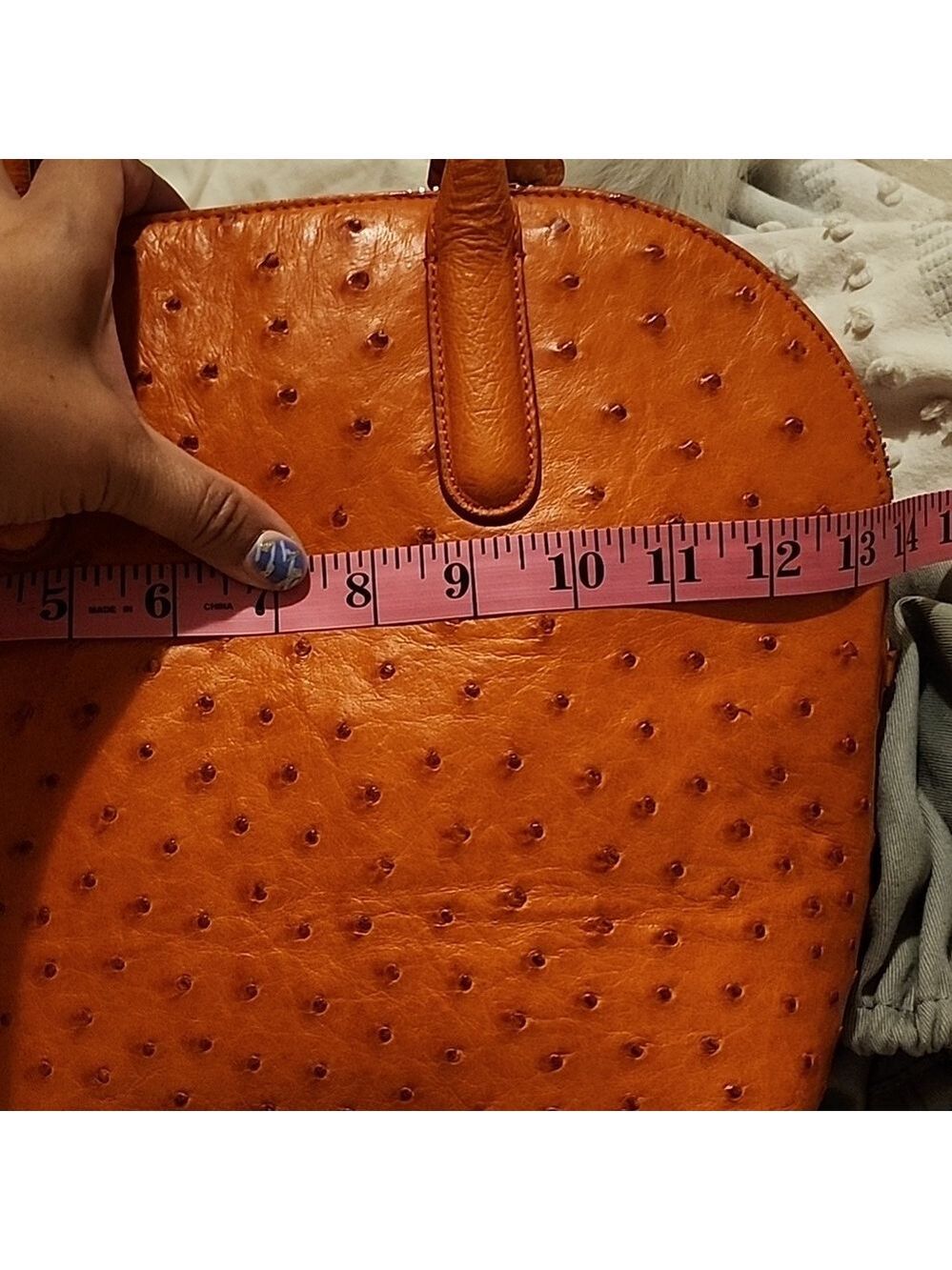 MaxMara Exotic Ostrich Made in Italy - Picture 15 of 16